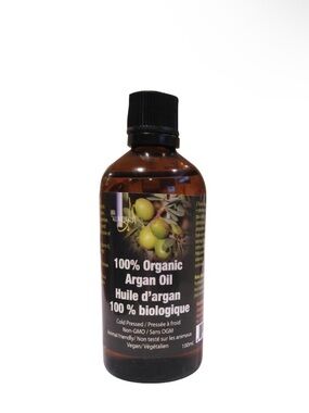 100% Organic Argan Oil - Natural Skin & Hair Treatment (Brown)